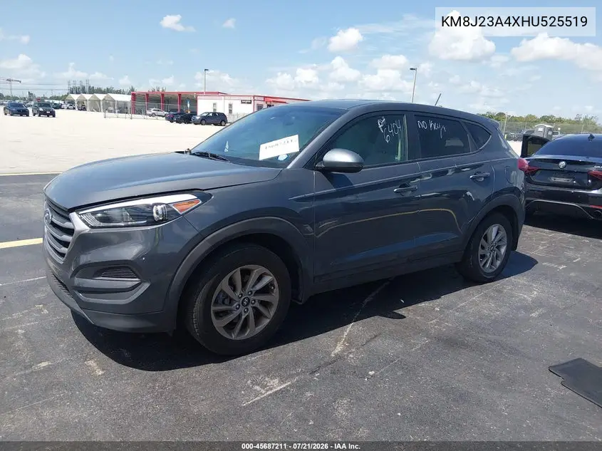 2017 Hyundai Tucson Se VIN: KM8J23A4XHU525519 Lot: 45687211