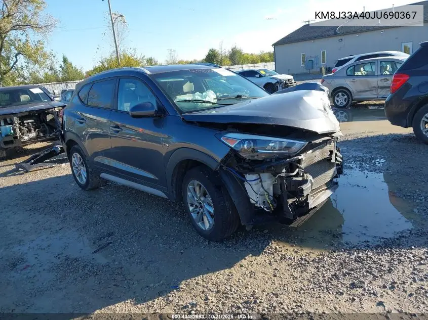 KM8J33A40JU690367 2018 Hyundai Tucson Sel