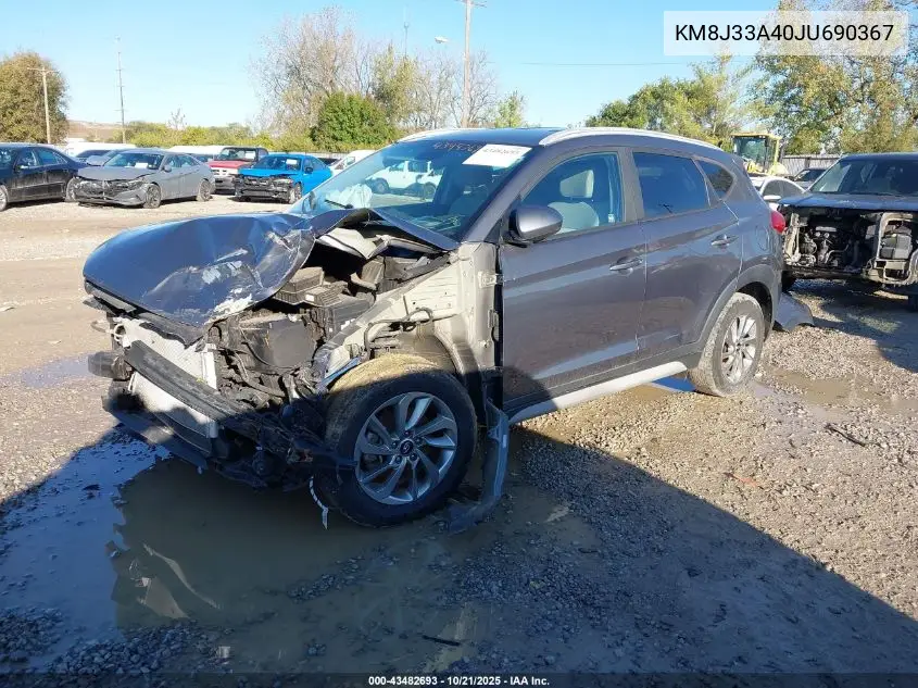 KM8J33A40JU690367 2018 Hyundai Tucson Sel