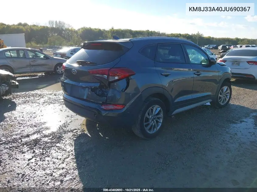 KM8J33A40JU690367 2018 Hyundai Tucson Sel