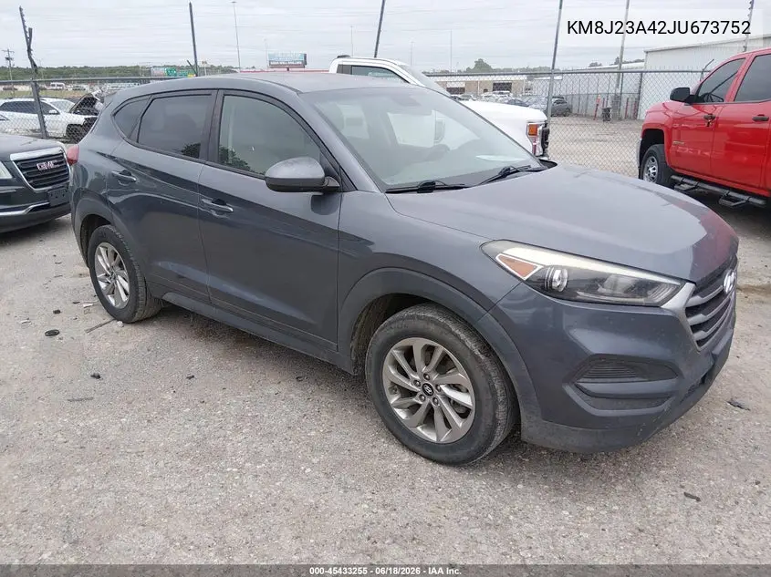 2018 Hyundai Tucson Se VIN: KM8J23A42JU673752 Lot: 45433255