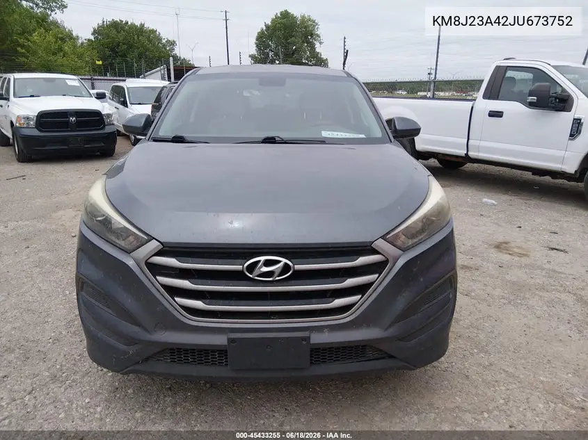 2018 Hyundai Tucson Se VIN: KM8J23A42JU673752 Lot: 45433255