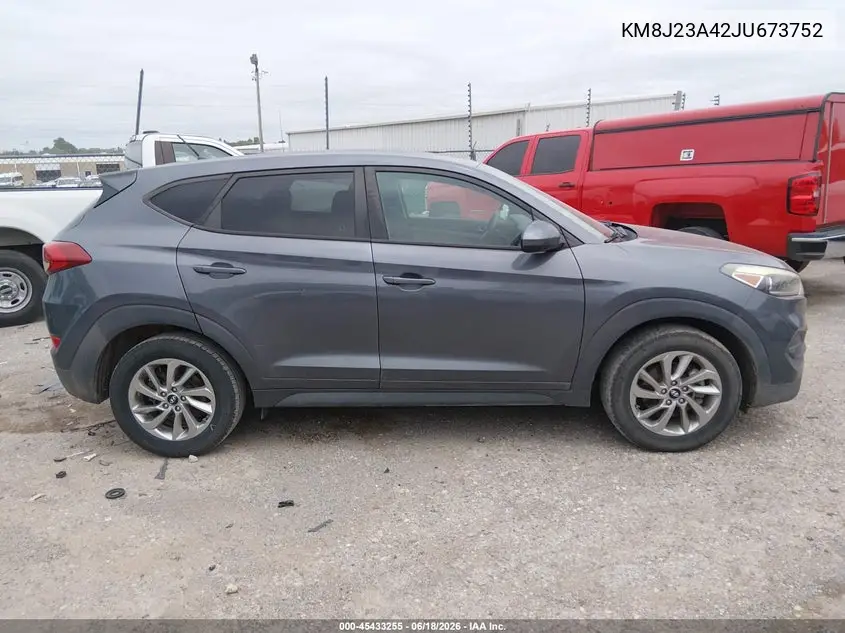 2018 Hyundai Tucson Se VIN: KM8J23A42JU673752 Lot: 45433255