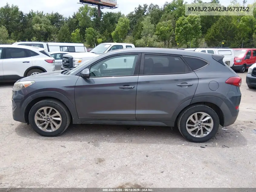 2018 Hyundai Tucson Se VIN: KM8J23A42JU673752 Lot: 45433255