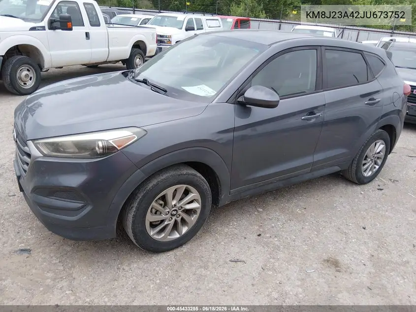 2018 Hyundai Tucson Se VIN: KM8J23A42JU673752 Lot: 45433255