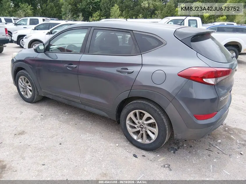 2018 Hyundai Tucson Se VIN: KM8J23A42JU673752 Lot: 45433255