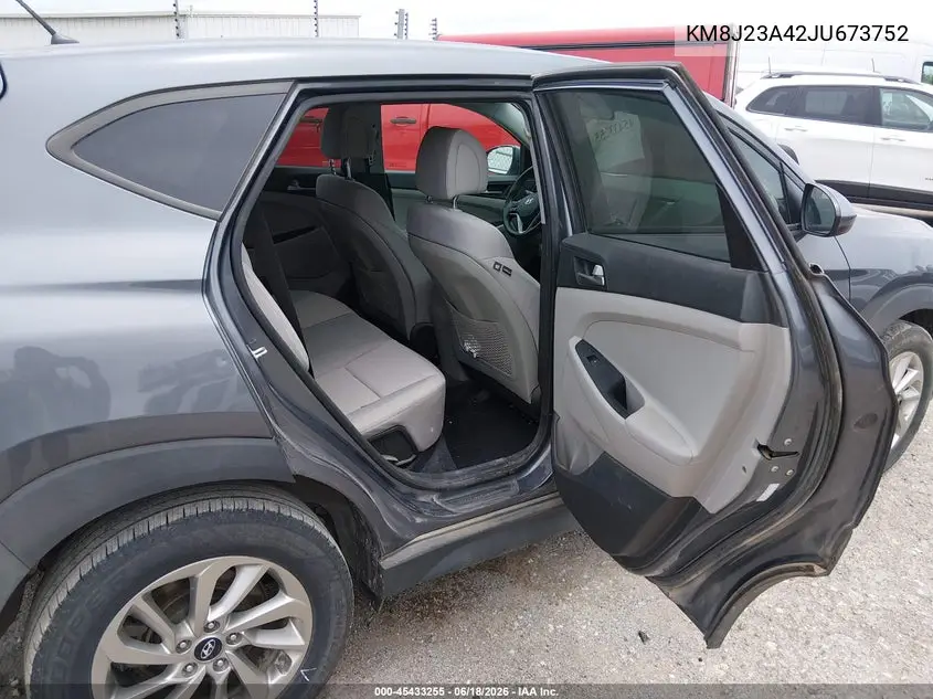 2018 Hyundai Tucson Se VIN: KM8J23A42JU673752 Lot: 45433255