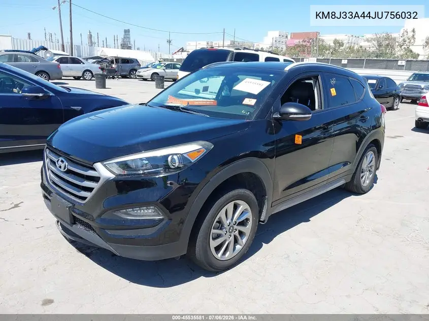 2018 Hyundai Tucson Sel Plus VIN: KM8J33A44JU756032 Lot: 45535581