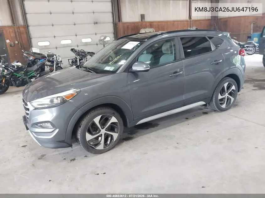 2018 Hyundai Tucson Value VIN: KM8J3CA26JU647196 Lot: 45653612