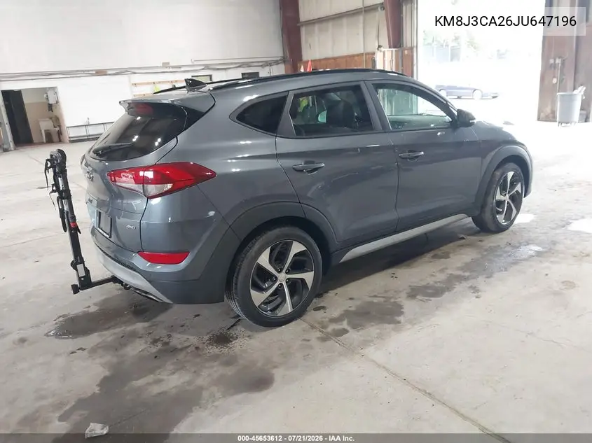 2018 Hyundai Tucson Value VIN: KM8J3CA26JU647196 Lot: 45653612