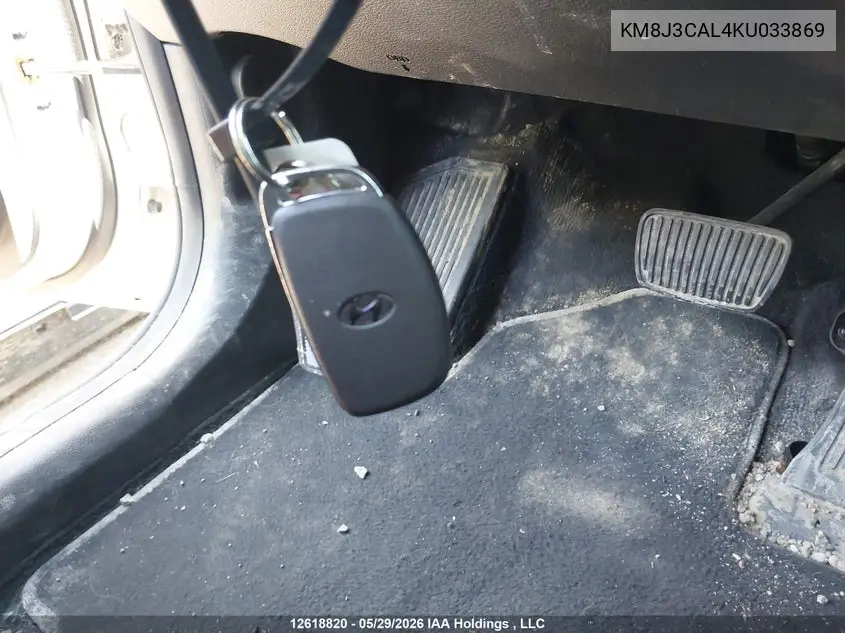 2019 Hyundai Tucson Limited/Sel/Sport/Ultimate/Value/Night VIN: KM8J3CAL4KU033869 Lot: 12618820