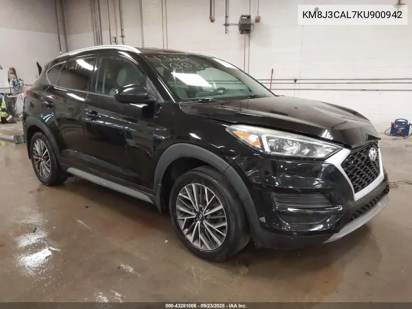 KM8J3CAL7KU900942 2019 Hyundai Tucson Sel