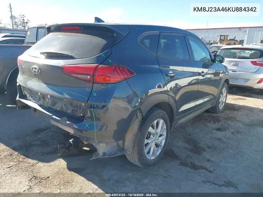 KM8J23A46KU884342 2019 Hyundai Tucson Se