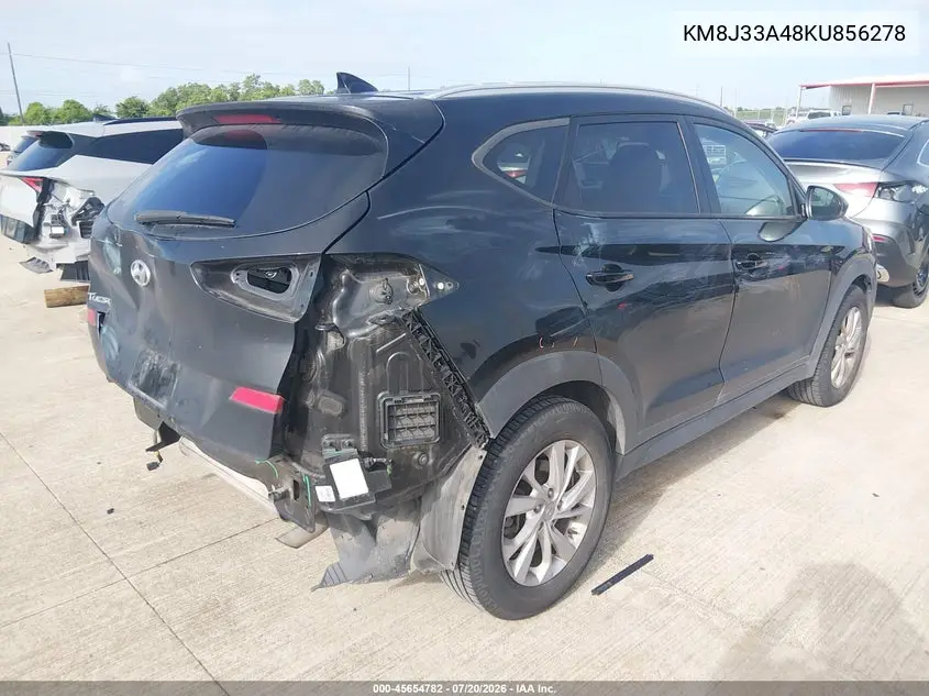 2019 Hyundai Tucson Value VIN: KM8J33A48KU856278 Lot: 45654782