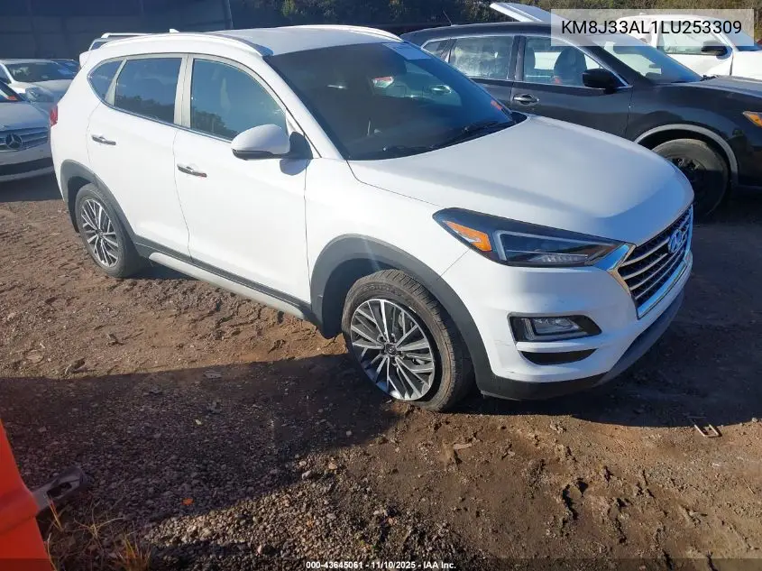 KM8J33AL1LU253309 2020 Hyundai Tucson Limited