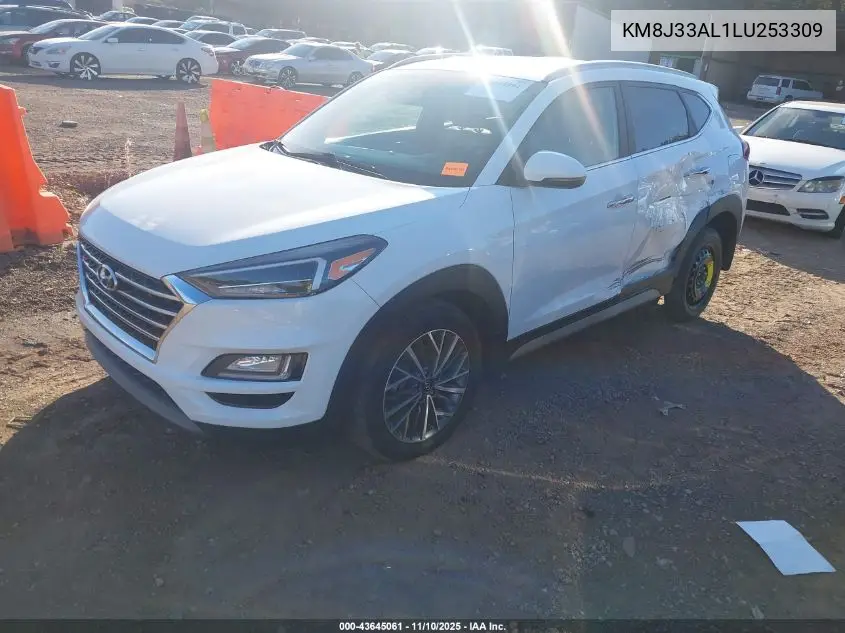 KM8J33AL1LU253309 2020 Hyundai Tucson Limited