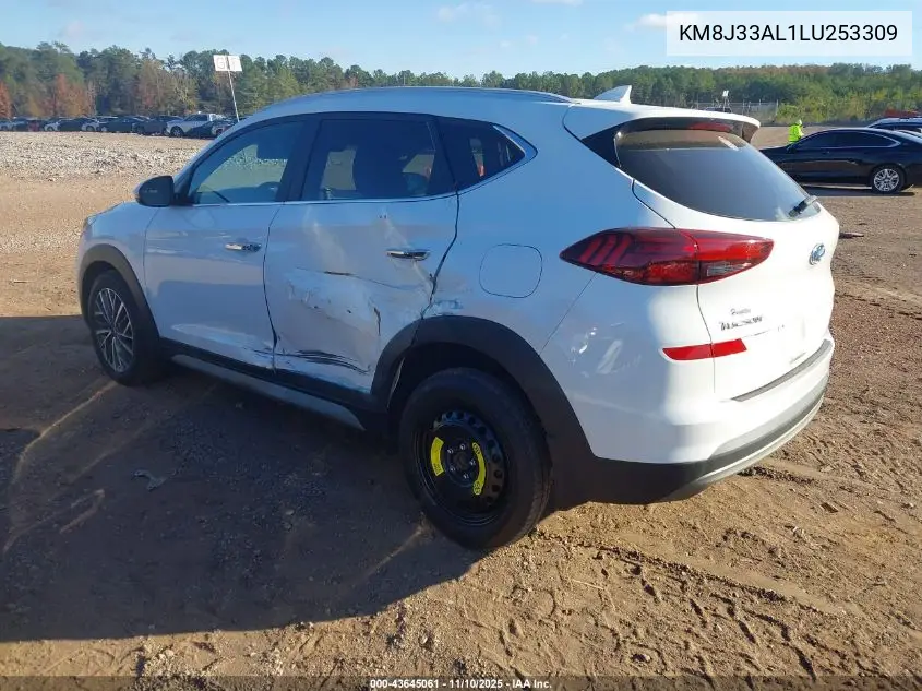 KM8J33AL1LU253309 2020 Hyundai Tucson Limited