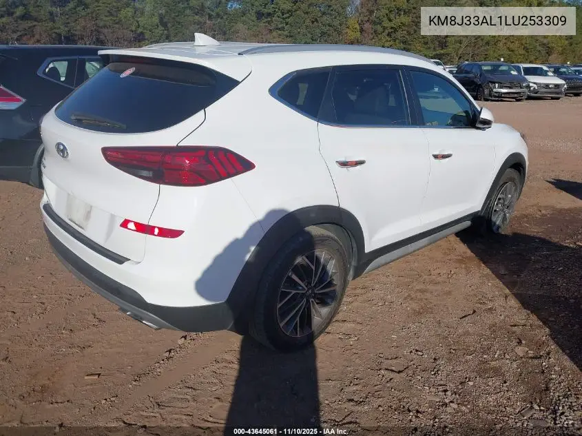 KM8J33AL1LU253309 2020 Hyundai Tucson Limited