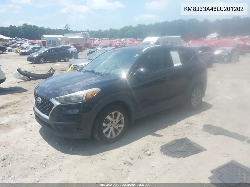 2020 Hyundai Tucson Value VIN: KM8J33A48LU201202 Lot: 45512195