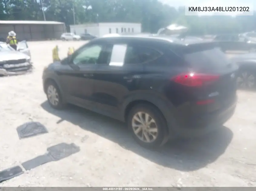 2020 Hyundai Tucson Value VIN: KM8J33A48LU201202 Lot: 45512195