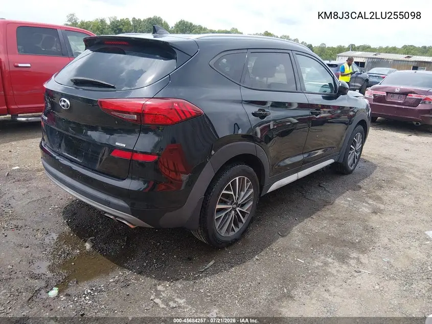 2020 Hyundai Tucson Sel VIN: KM8J3CAL2LU255098 Lot: 45684257