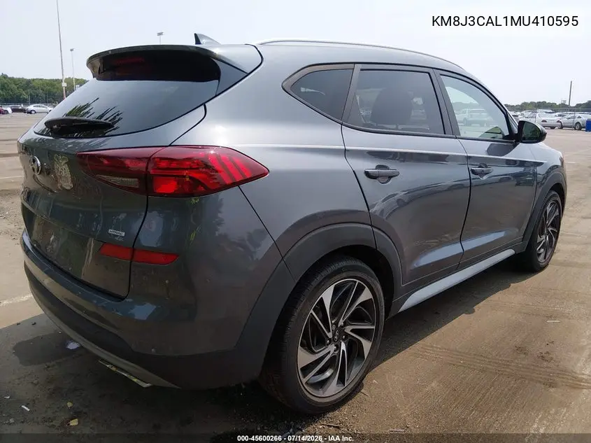2021 Hyundai Tucson Sport VIN: KM8J3CAL1MU410595 Lot: 45600266