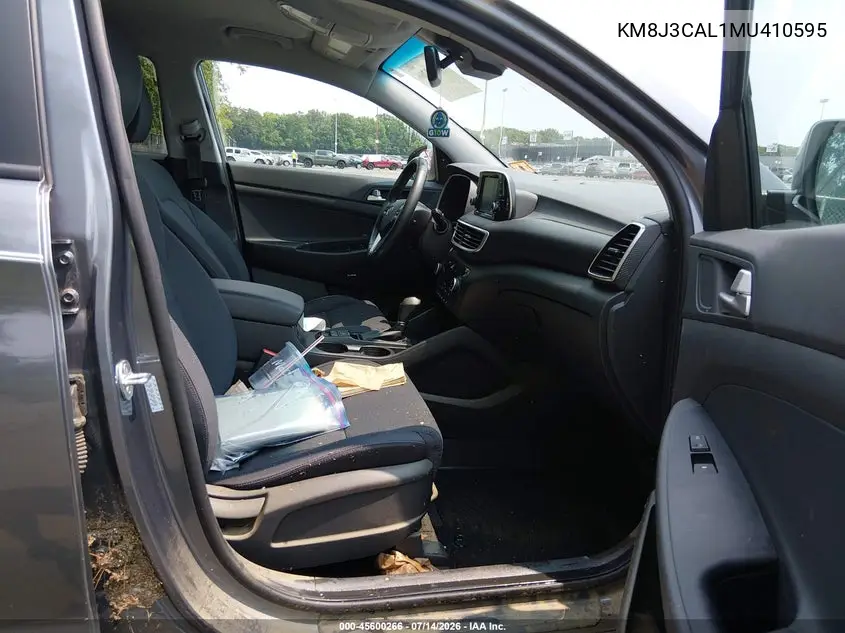 2021 Hyundai Tucson Sport VIN: KM8J3CAL1MU410595 Lot: 45600266