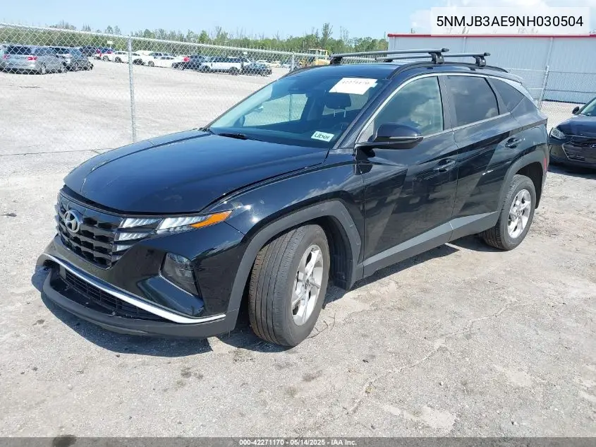 2022 Hyundai Tucson Sel VIN: 5NMJB3AE9NH030504 Lot: 42271170