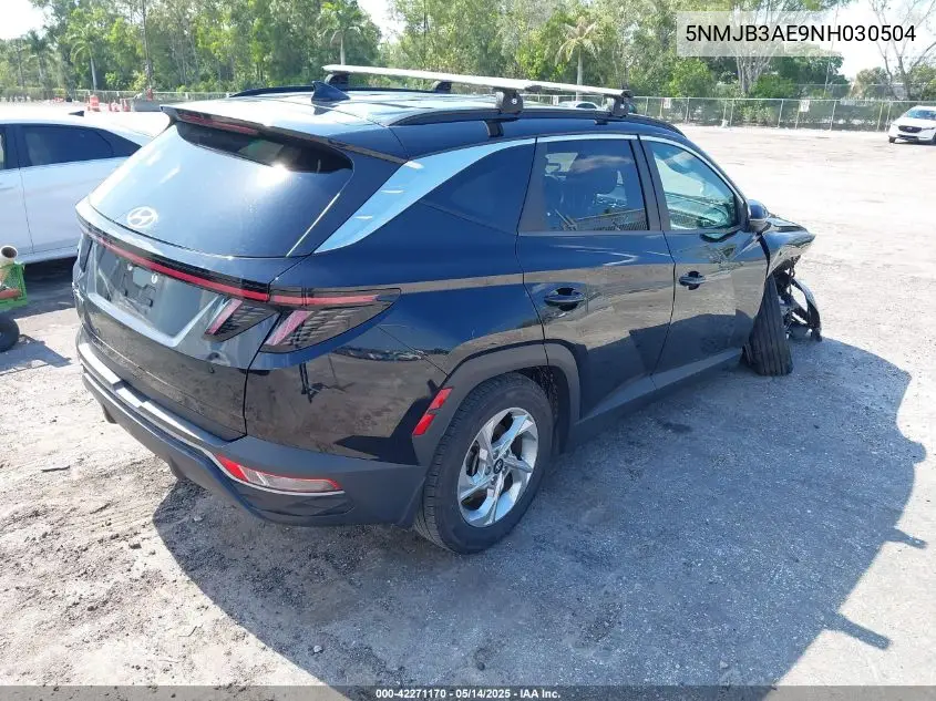 2022 Hyundai Tucson Sel VIN: 5NMJB3AE9NH030504 Lot: 42271170