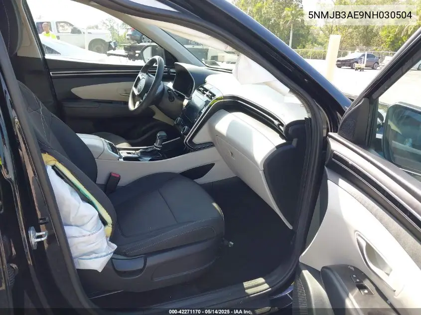 2022 Hyundai Tucson Sel VIN: 5NMJB3AE9NH030504 Lot: 42271170