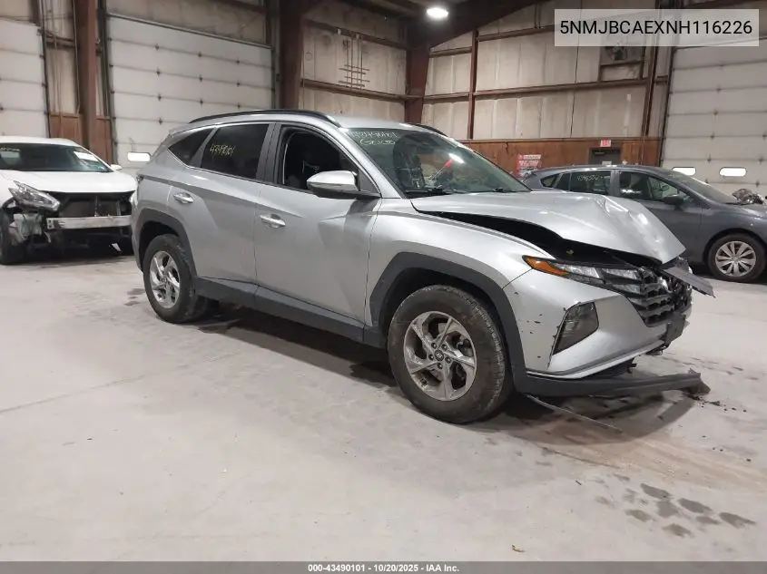 5NMJBCAEXNH116226 2022 Hyundai Tucson Sel