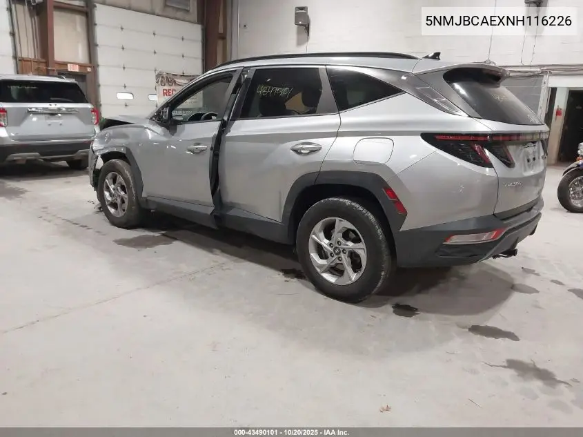 5NMJBCAEXNH116226 2022 Hyundai Tucson Sel