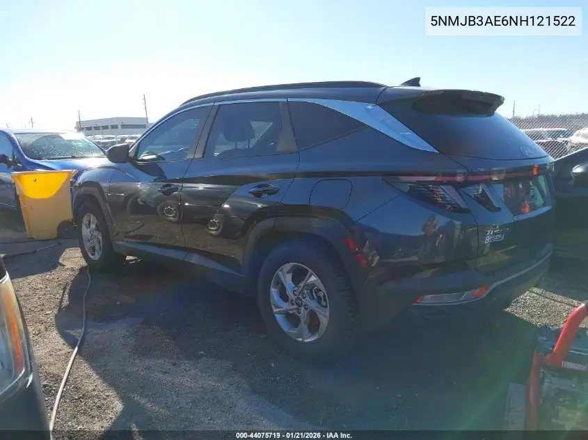 2022 Hyundai Tucson Sel VIN: 5NMJB3AE6NH121522 Lot: 44075719