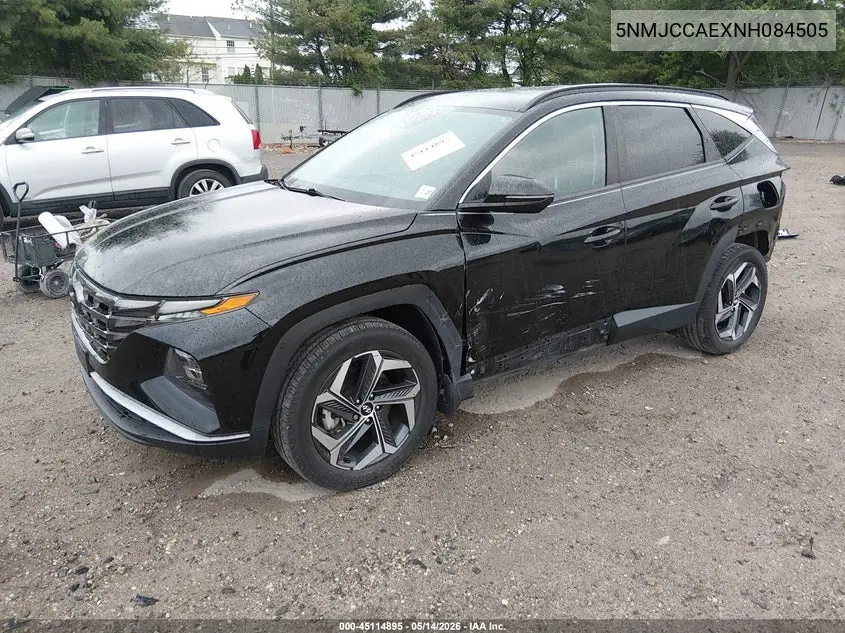 2022 Hyundai Tucson Sel VIN: 5NMJCCAEXNH084505 Lot: 45114895