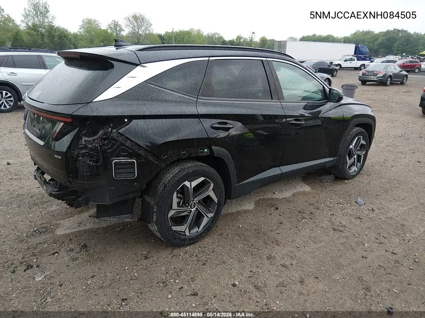 2022 Hyundai Tucson Sel VIN: 5NMJCCAEXNH084505 Lot: 45114895