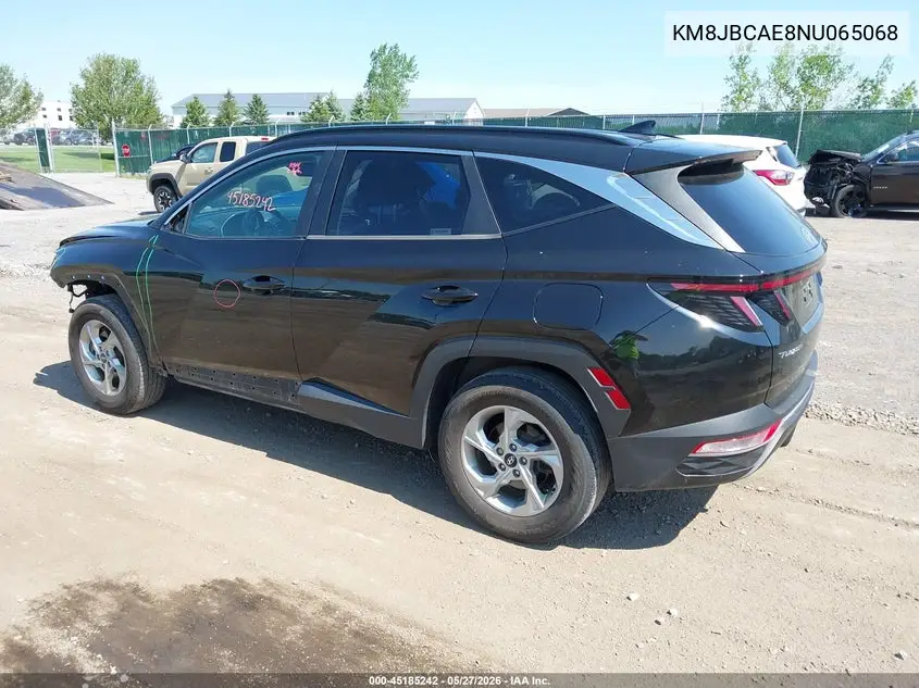 2022 Hyundai Tucson Sel VIN: KM8JBCAE8NU065068 Lot: 45185242