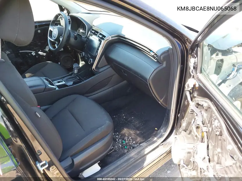 2022 Hyundai Tucson Sel VIN: KM8JBCAE8NU065068 Lot: 45185242