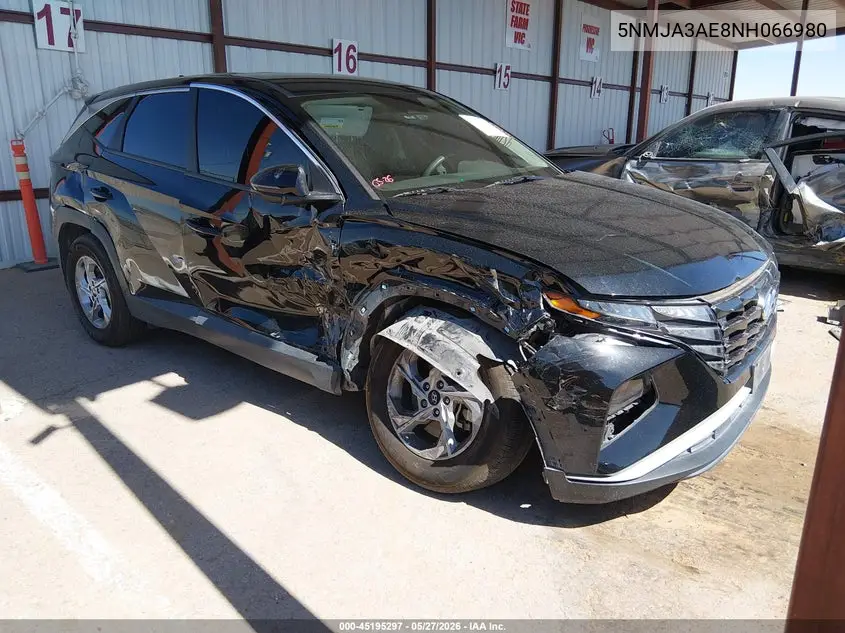2022 Hyundai Tucson Se VIN: 5NMJA3AE8NH066980 Lot: 45195297