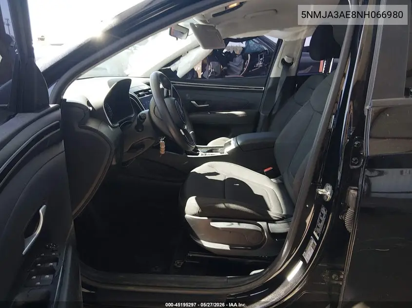 2022 Hyundai Tucson Se VIN: 5NMJA3AE8NH066980 Lot: 45195297