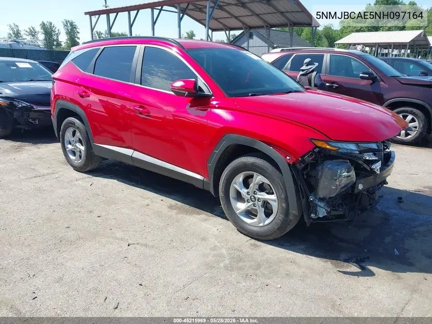 2022 Hyundai Tucson Sel VIN: 5NMJBCAE5NH097164 Lot: 45215969