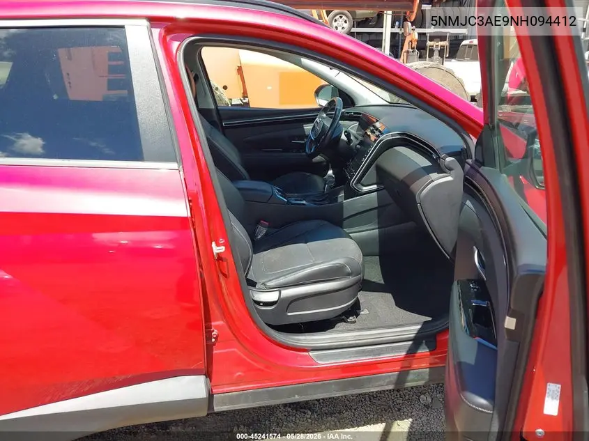 2022 Hyundai Tucson Sel VIN: 5NMJC3AE9NH094412 Lot: 45241574