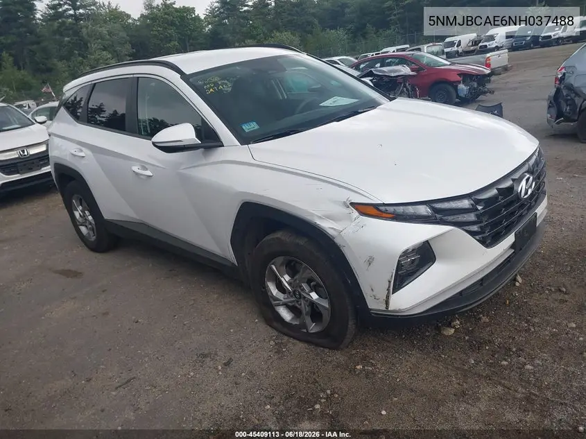 2022 Hyundai Tucson Sel VIN: 5NMJBCAE6NH037488 Lot: 45409113