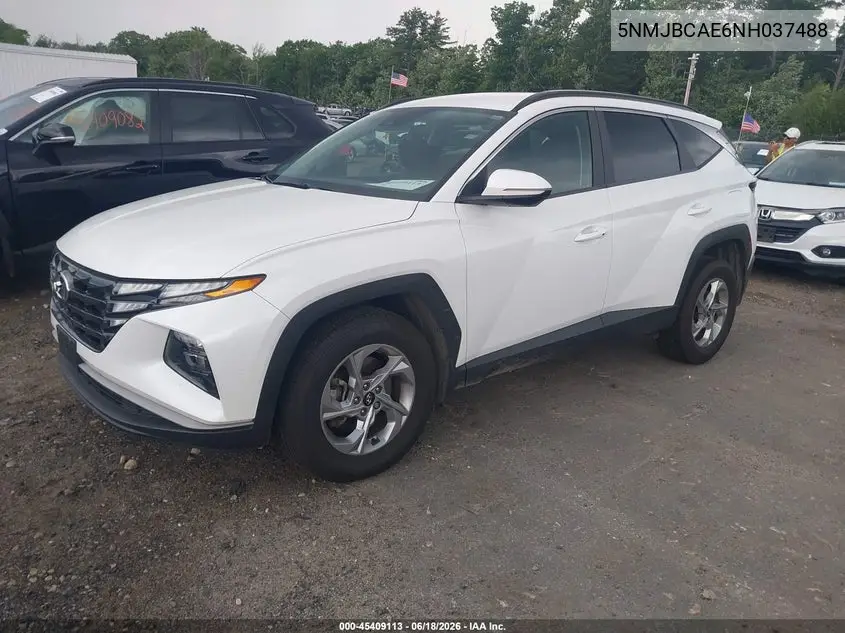 2022 Hyundai Tucson Sel VIN: 5NMJBCAE6NH037488 Lot: 45409113