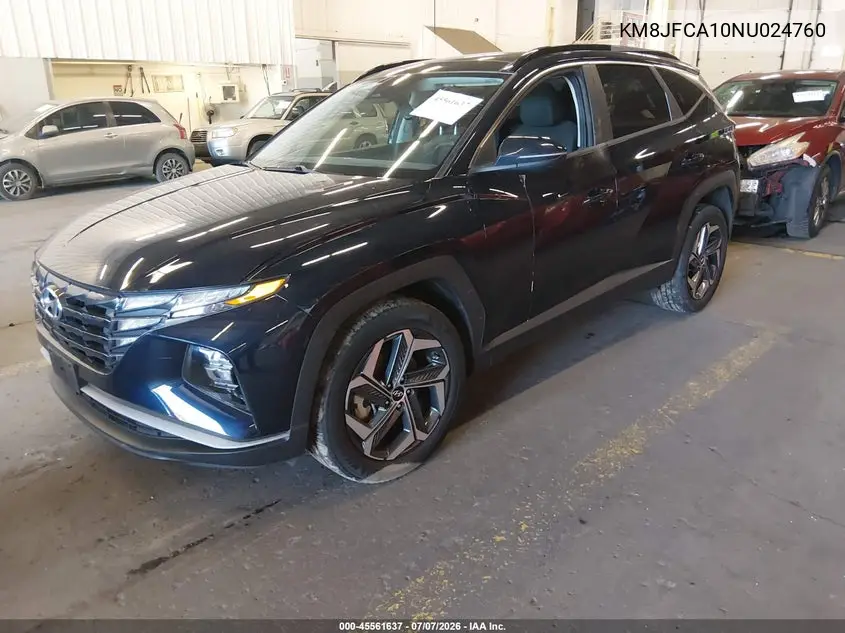 2022 Hyundai Tucson Hybrid Sel Convenience VIN: KM8JFCA10NU024760 Lot: 45561637