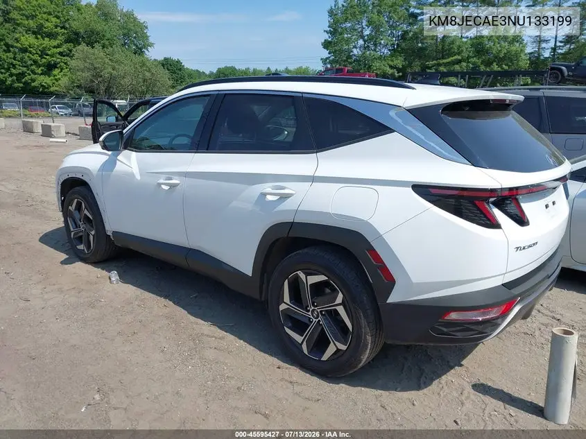 2022 Hyundai Tucson Limited VIN: KM8JECAE3NU133199 Lot: 45595427