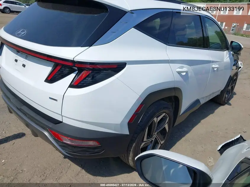 2022 Hyundai Tucson Limited VIN: KM8JECAE3NU133199 Lot: 45595427