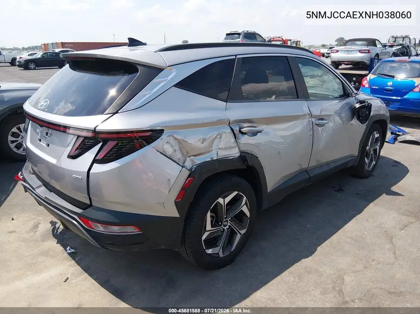 2022 Hyundai Tucson Sel VIN: 5NMJCCAEXNH038060 Lot: 45681588