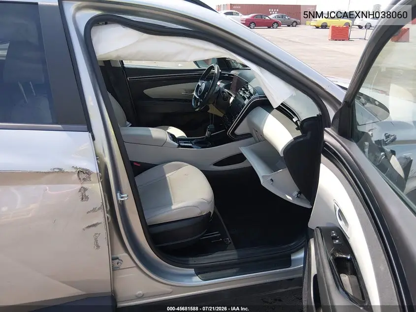 2022 Hyundai Tucson Sel VIN: 5NMJCCAEXNH038060 Lot: 45681588