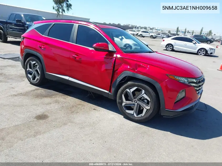 2022 Hyundai Tucson Sel VIN: 5NMJC3AE1NH009658 Lot: 45689975