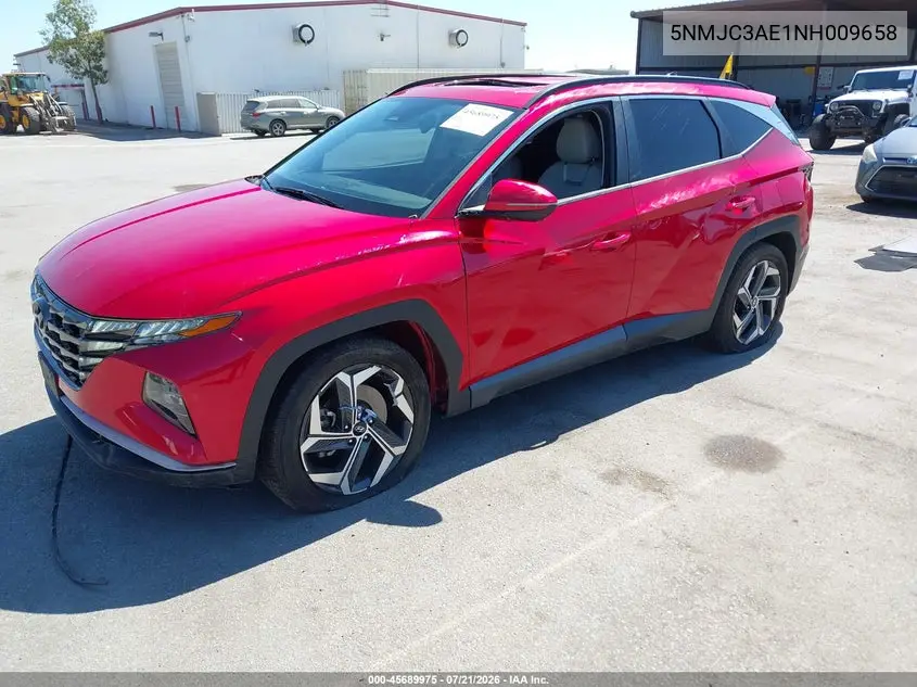 2022 Hyundai Tucson Sel VIN: 5NMJC3AE1NH009658 Lot: 45689975